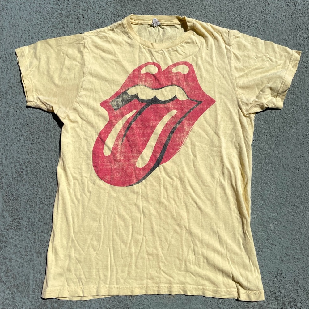 Vintage style Rolling Stones band tee